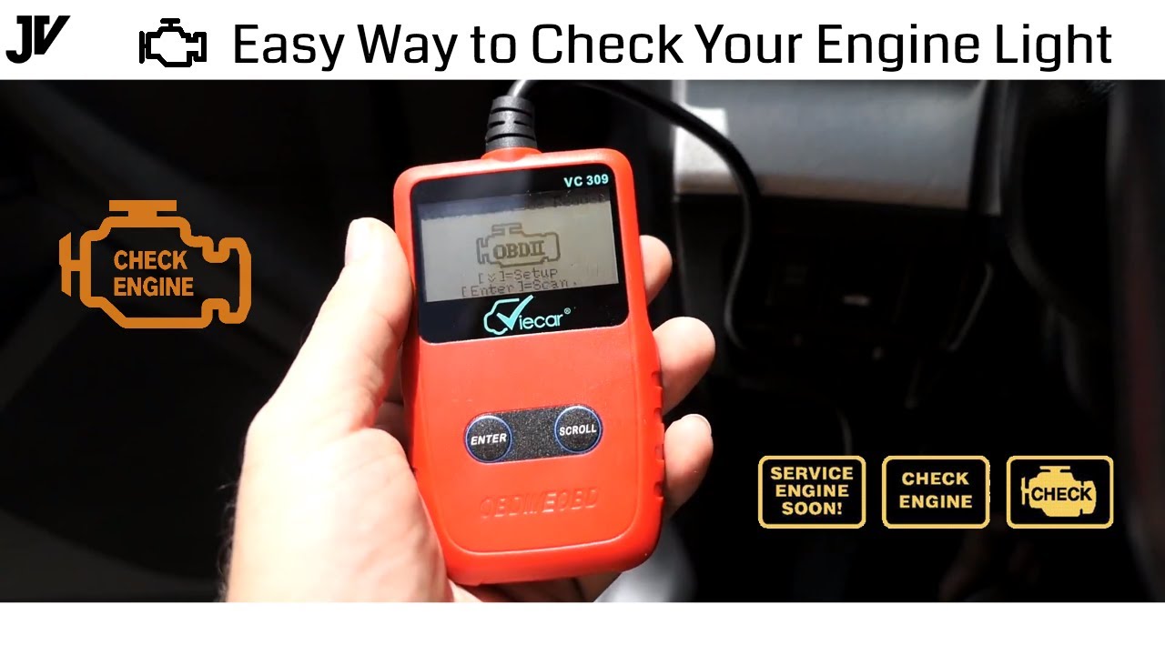 Reset your Check Engine Light Easily - OBD2 Reader