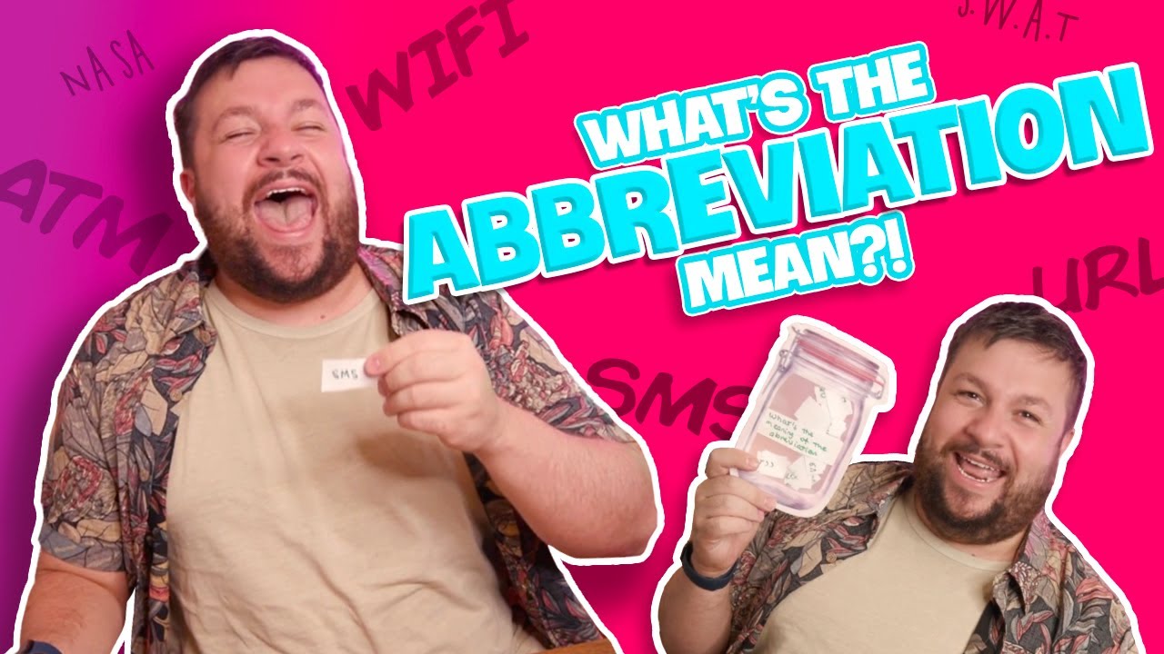 HARDER THAN YOU THINK! Guess the Abbreviation! | Christian Hull