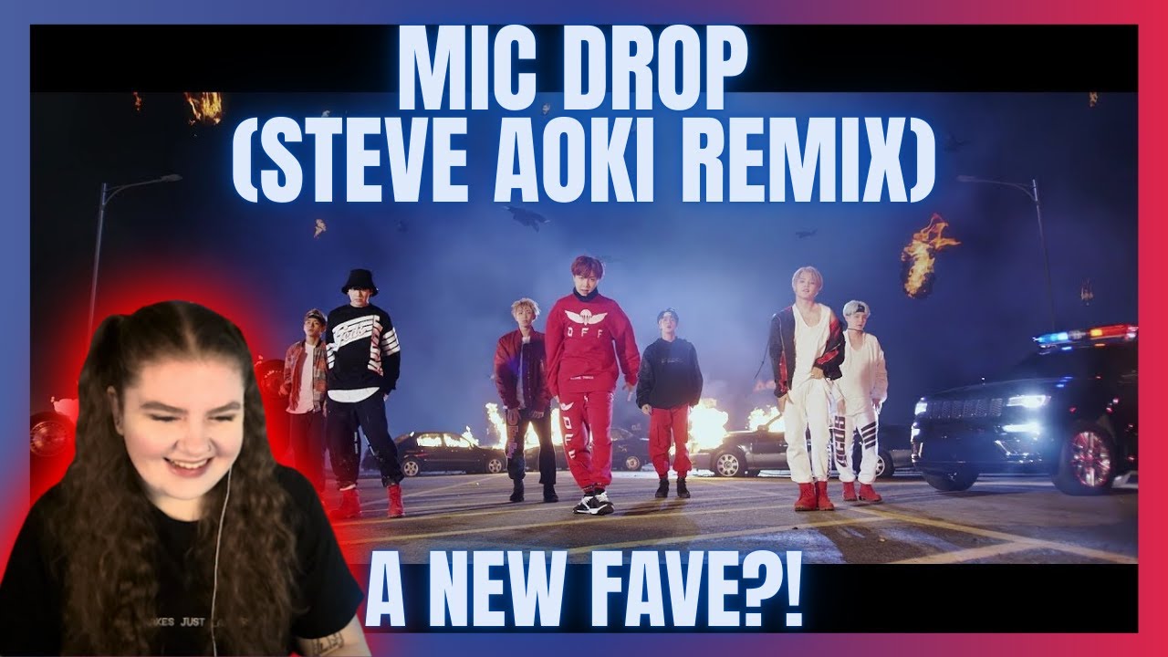 Реакция на официальный клип BTS (방탄소년단) 'MIC Drop (Steve Aoki Remix)' ВПЕРВЫЕ!! - ОГОНЬ!!!