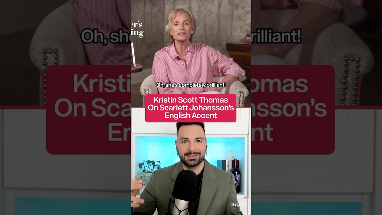 My Mother's Wedding: Kristin Scott Thomas Talks Scarlett Johansson's English Accent
