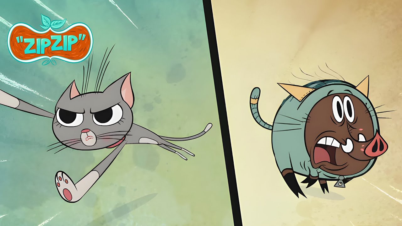 The Fast and the Furry | Zip Zip English | Full Episodes | 1H | S1 | Cartoon for kids & teens