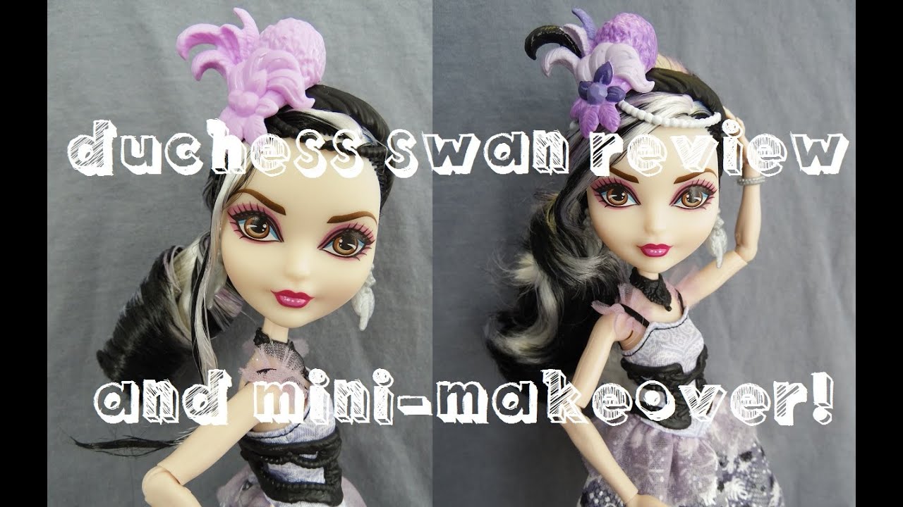 Ever After High's Duchess Swan, review AND a mini-makeover!