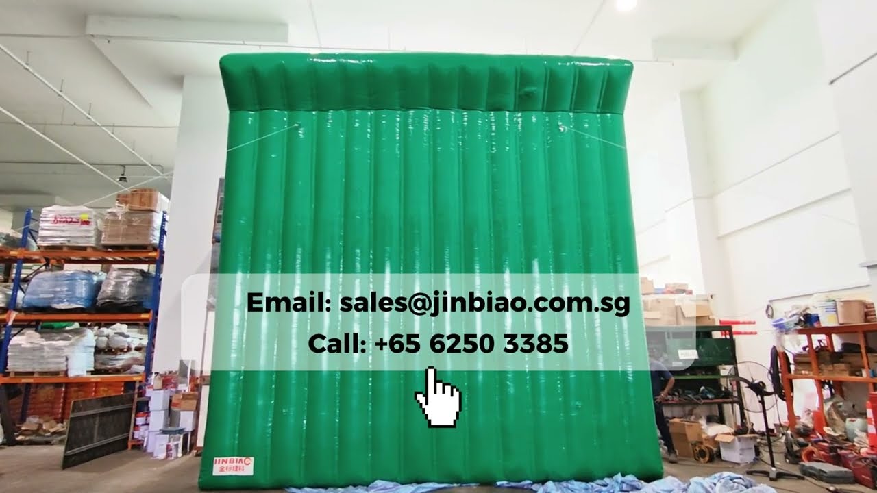 How to Install One-Time Inflatable Noise Barrier PVC Tarpaulin | Hebei Jinbiao Construction Material