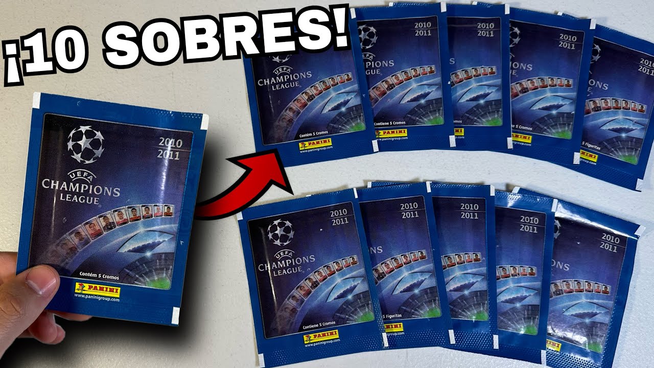 *ABRIMOS 10 SOBRES* de la UEFA Champions League 2010/11 de Panini