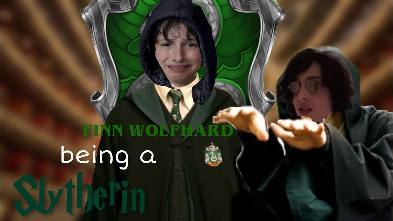 finn wolfhard being a slytherin for 2 minutes straight