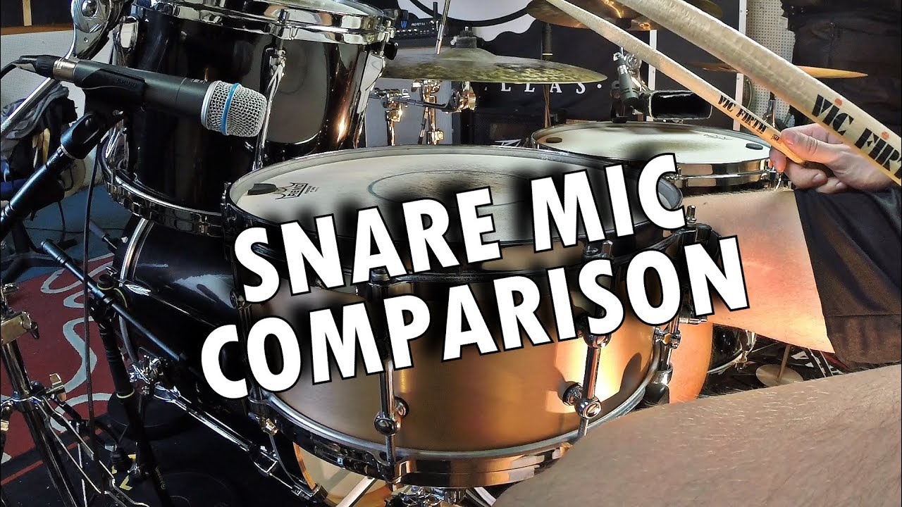 SNARE MIC COMPARISON [Shure SM57, Shure Beta 57A, Audix i5] - Simon Aspsund