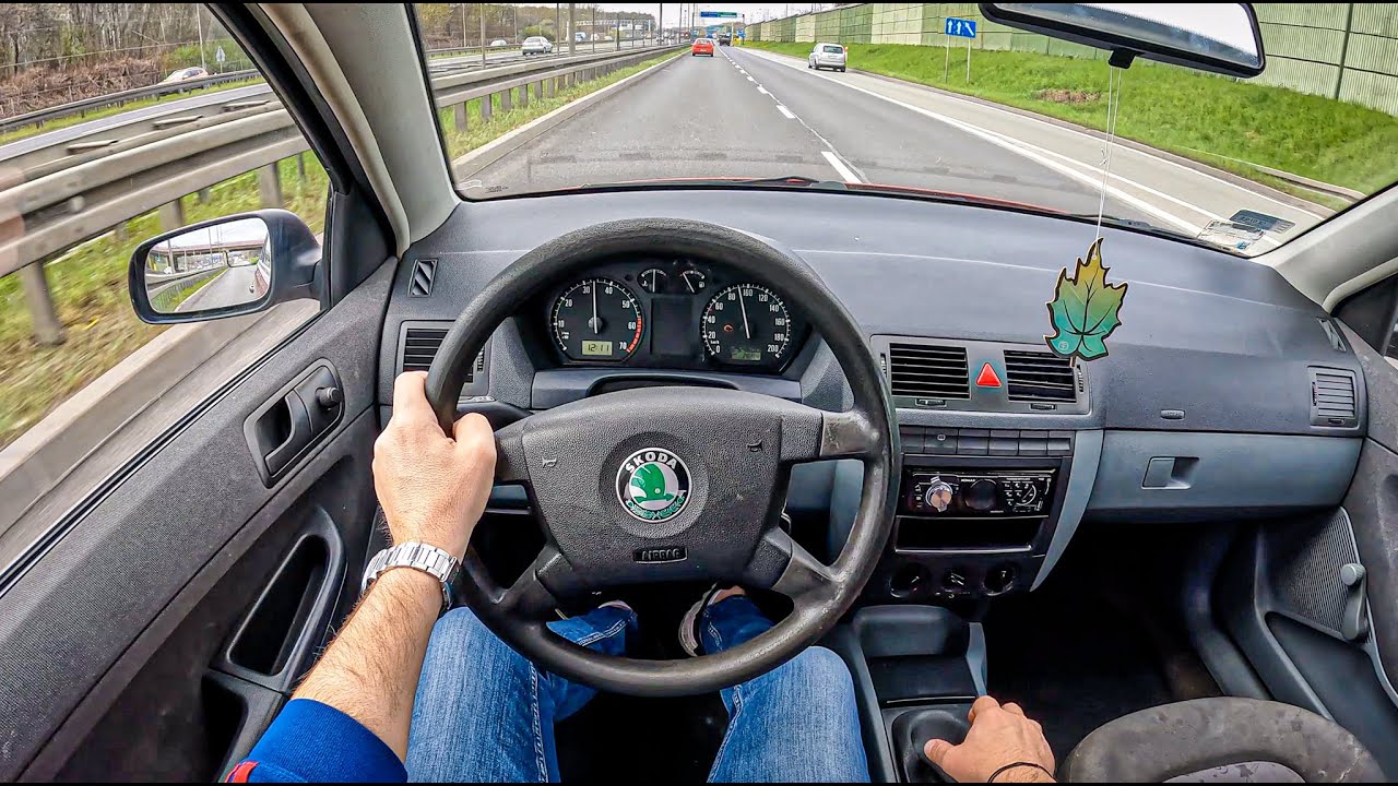 2004 Skoda Fabia [1.2 i 64HP] | POV Test Drive #1174 Joe Black