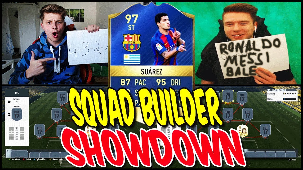 97 TOTS SUAREZ SQUAD BUILDER SHOWDOWN!! ⚽⛔️😝 - FIFA 17 ULTIMATE TEAM DEUTSCH gegen PROOWNEZ