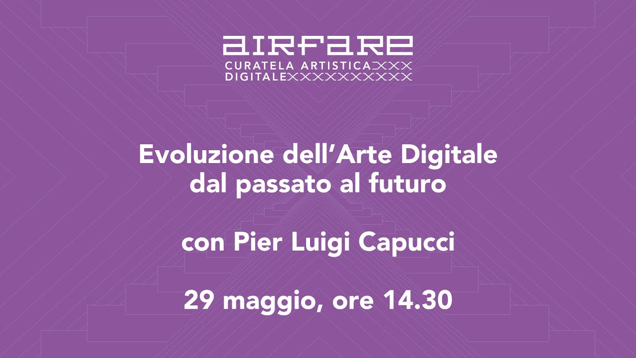 Evoluzione dell’Arte Digitale dal passato al futuro, con Pier Luigi Capucci