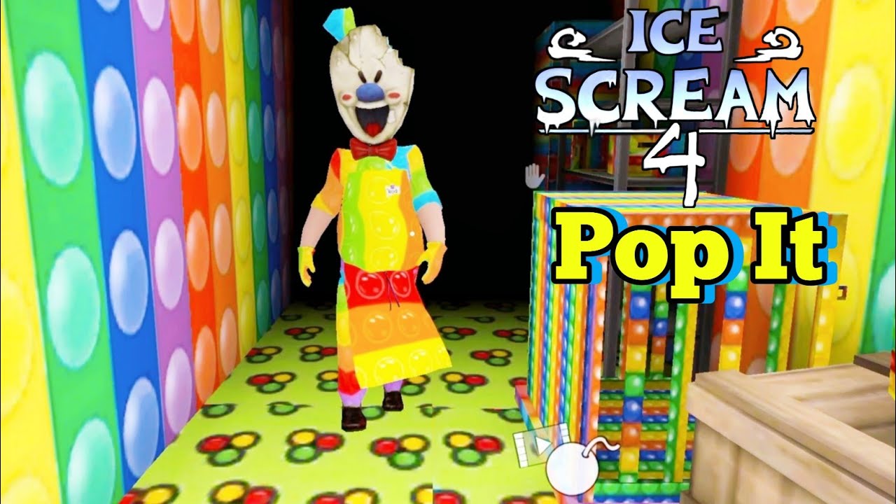 Ice Scream 4 Pop It In Hard + Darker Mod | Ice Scream 4