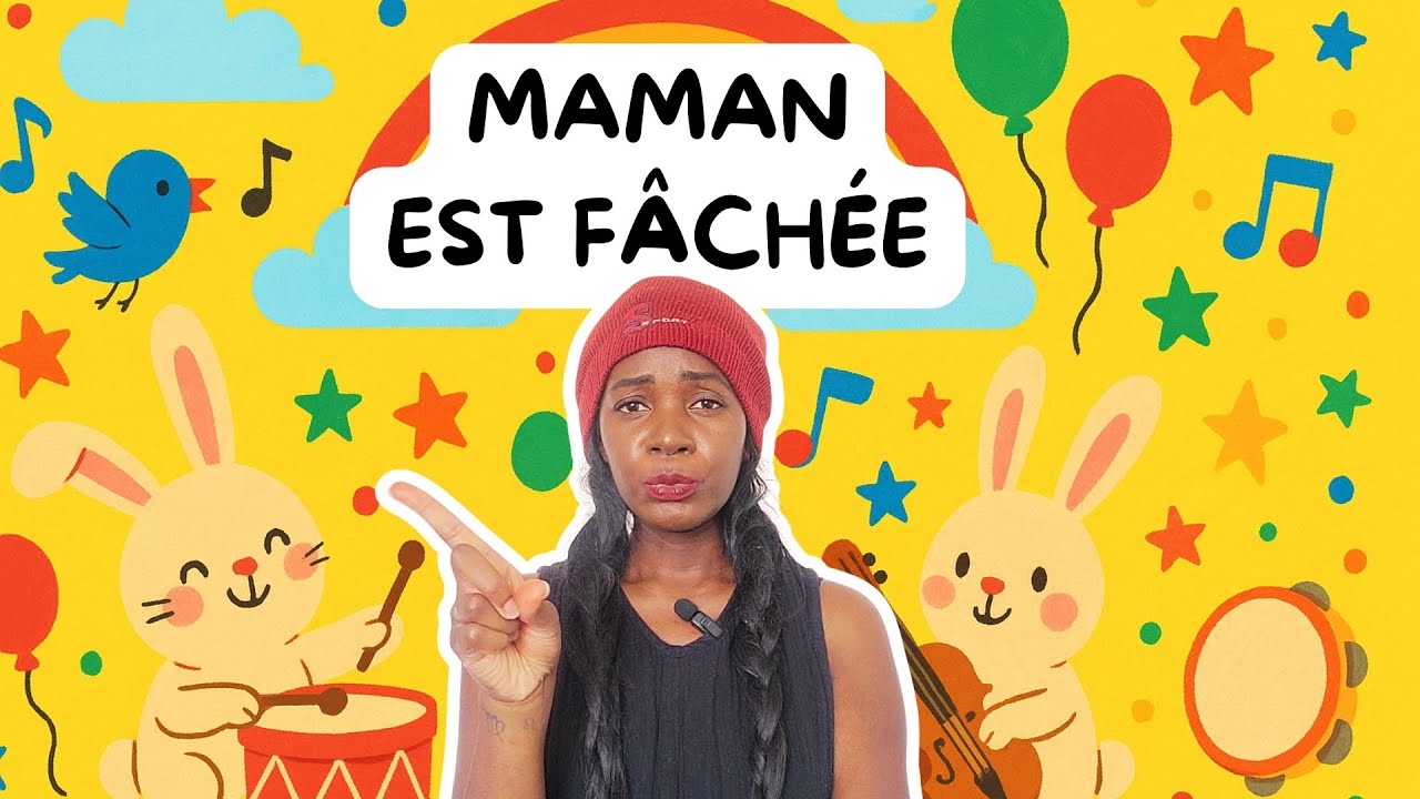😠 Maman est fâchée – Comptine émotions bébé 👶