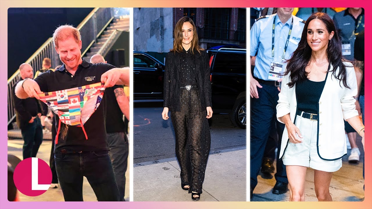 Harry And Meghan's Invictus Fashion: Plus Why Is Keira Knightley  Copyrighting Her Face? | Lorraine