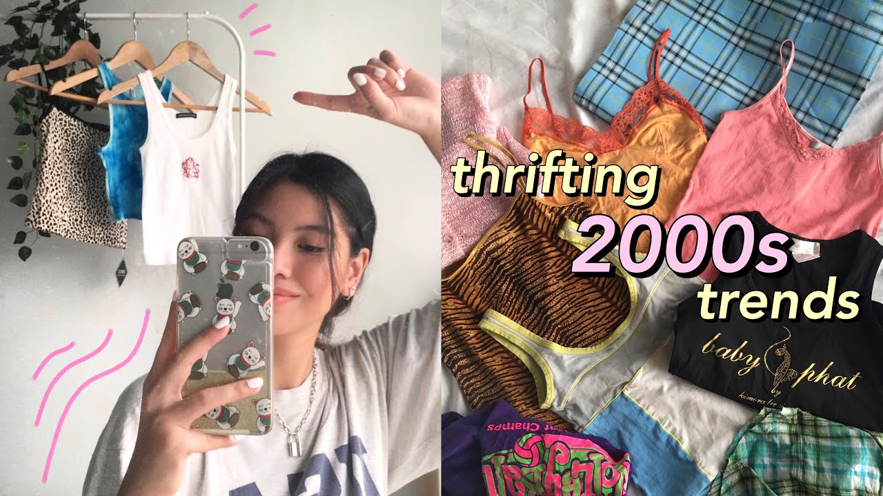 THRIFTING Y2K TRENDS ☆ early 2000s thrift trip!