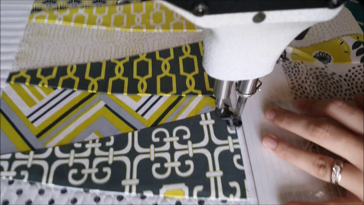 Mixing Ruler Work with Free Motion Quilting by Natalia Bonner