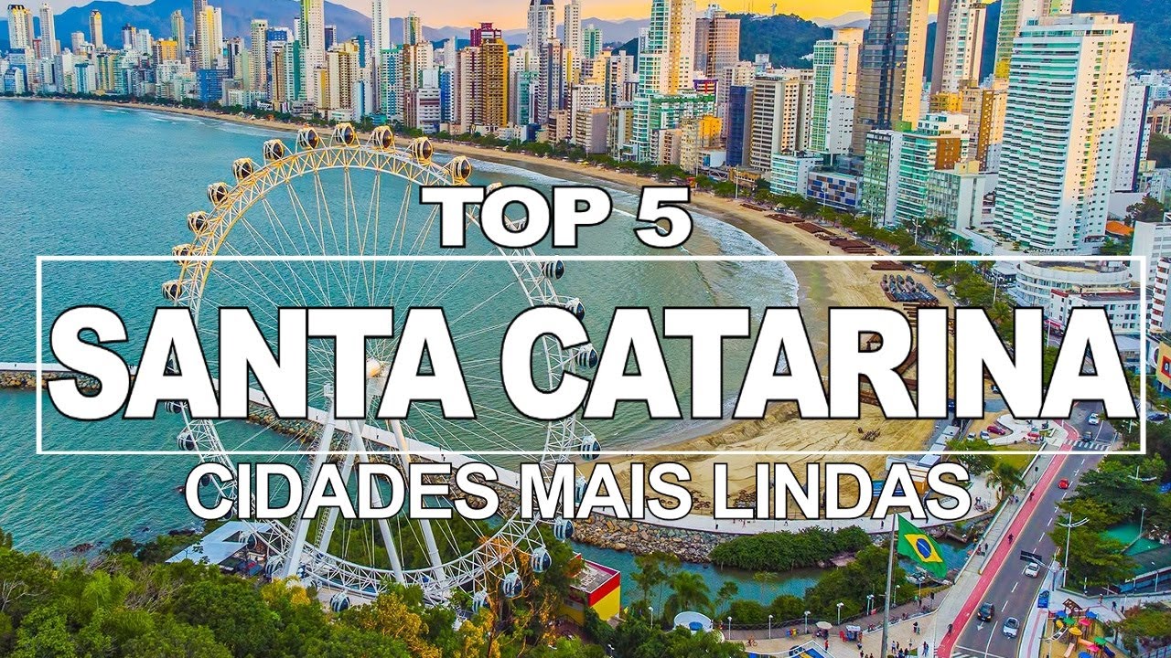 AS CIDADES MAIS LINDAS de SANTA CATARINA! Uma mais bonita que a outra !!!