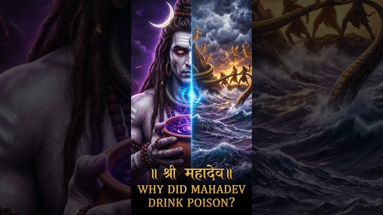 Why did mahadev drink poison? Samudra Manthan’s Secret 