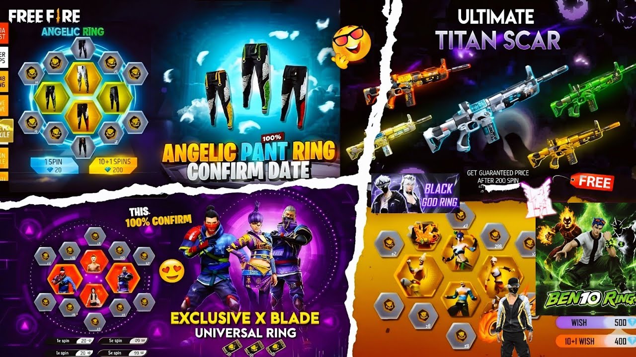 Soul & Iron blade Return Confirm Date💥🤯| Angelic Pants Return Ffws Ben 10 Ring l Free Fire New Event