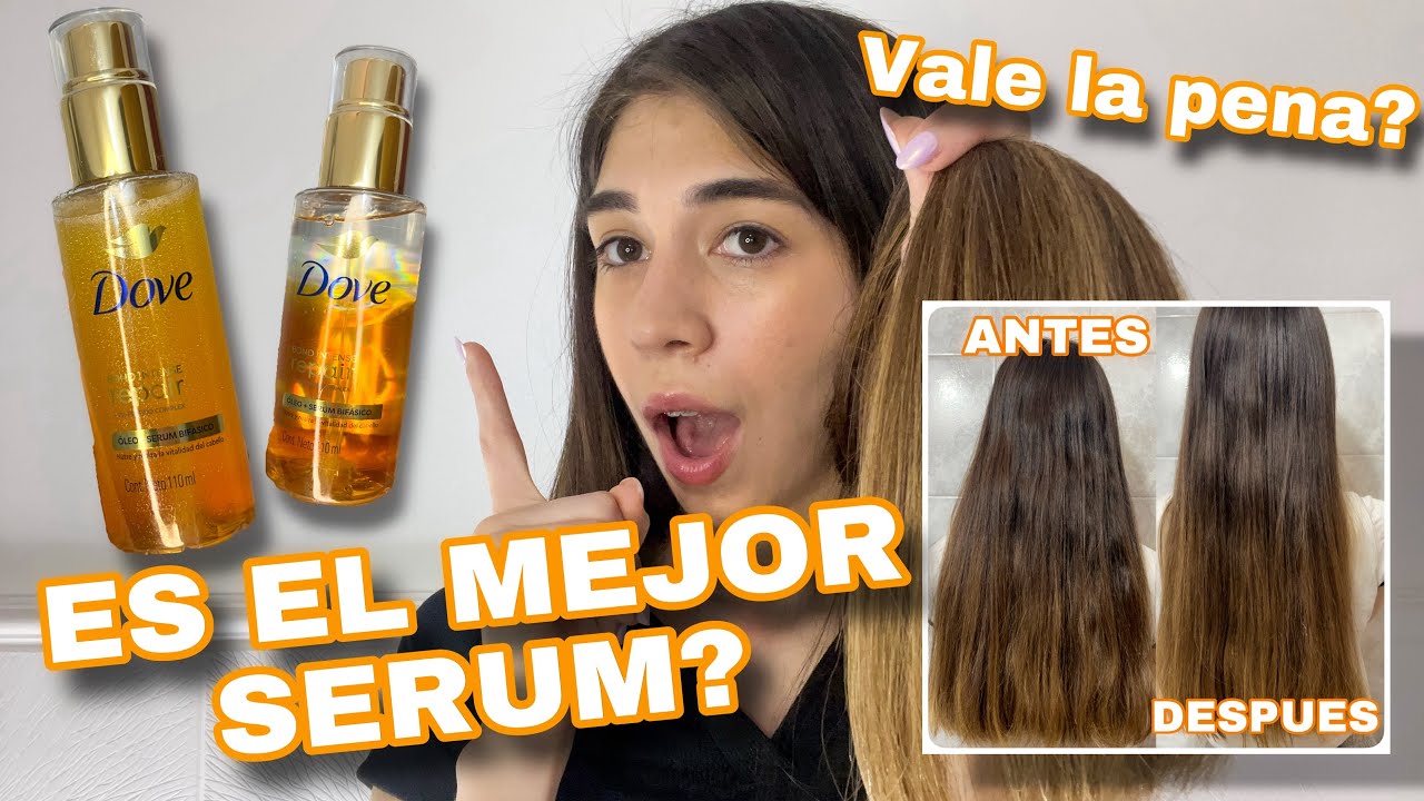DOVE Oleo + SERUM BIFASICO bond repair RESEÑA lo volveria a comprar? Glow up capilar #review