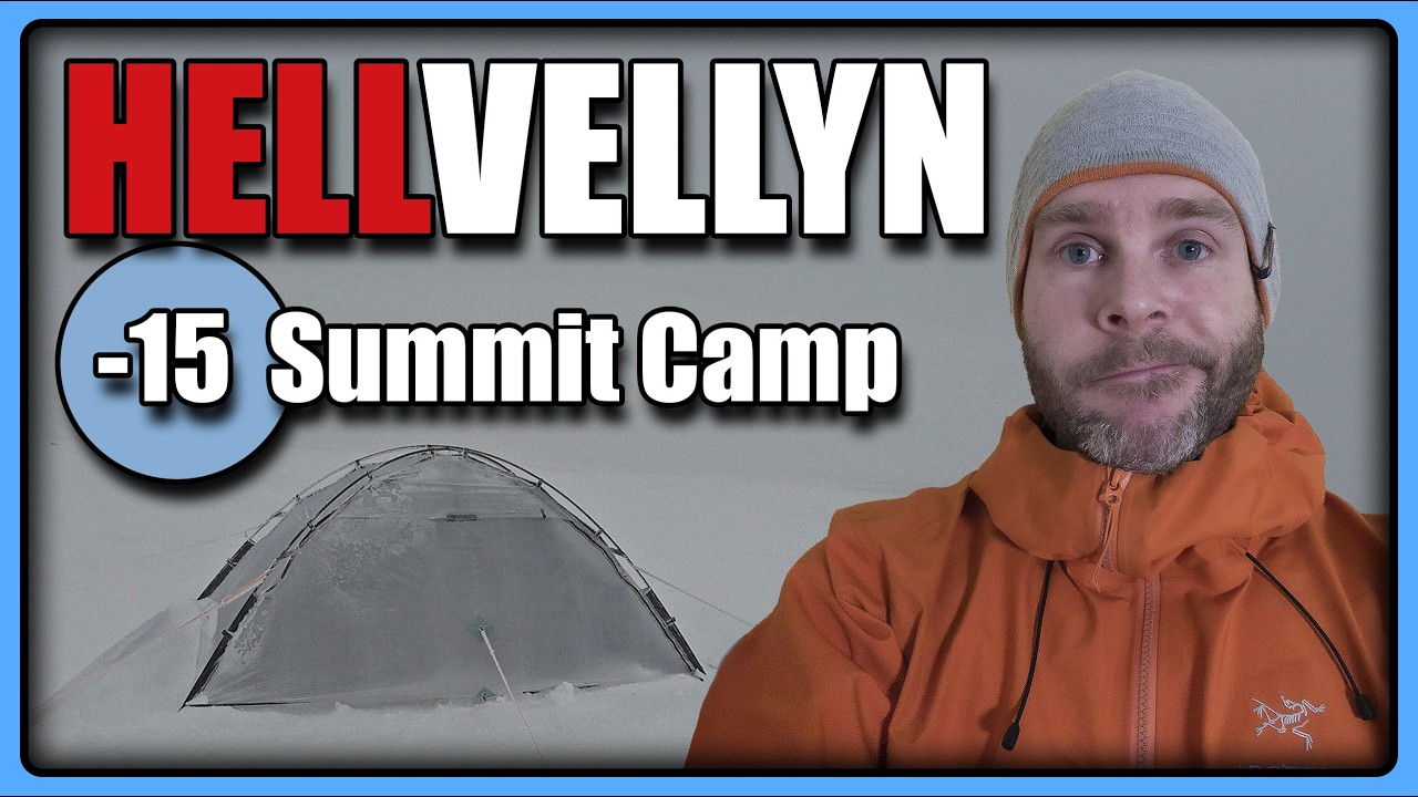 Solo SUMMIT Camp on Helvellyn in ❄️FREEZING❄️ Temperature | Wild Camping | Mental Health & Hiking