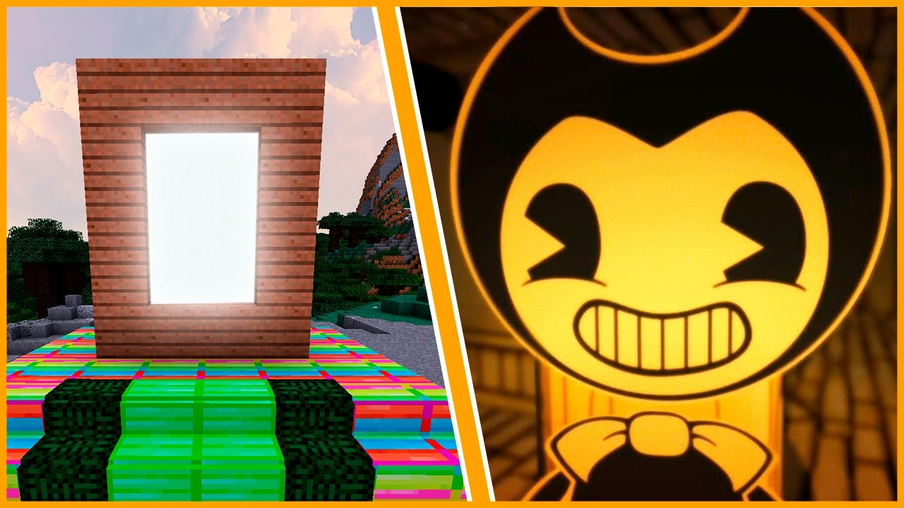 Como HACER un PORTAL a la DIMENSION de BENDY AND THE INK MACHINE - MINECRAFT