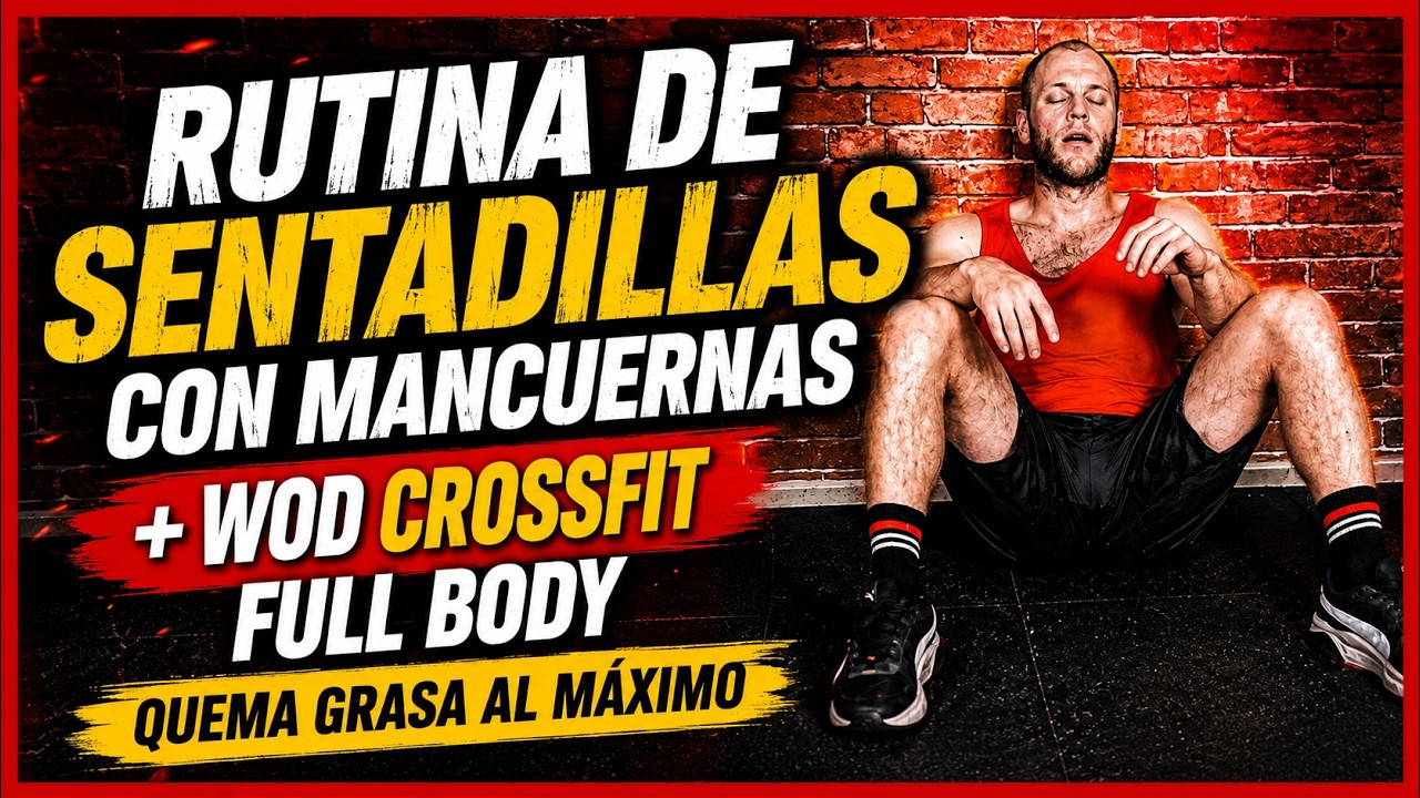 🔥 Rutina de Sentadillas con Mancuernas + WOD CrossFit Full Body | Quema Grasa al Máximo