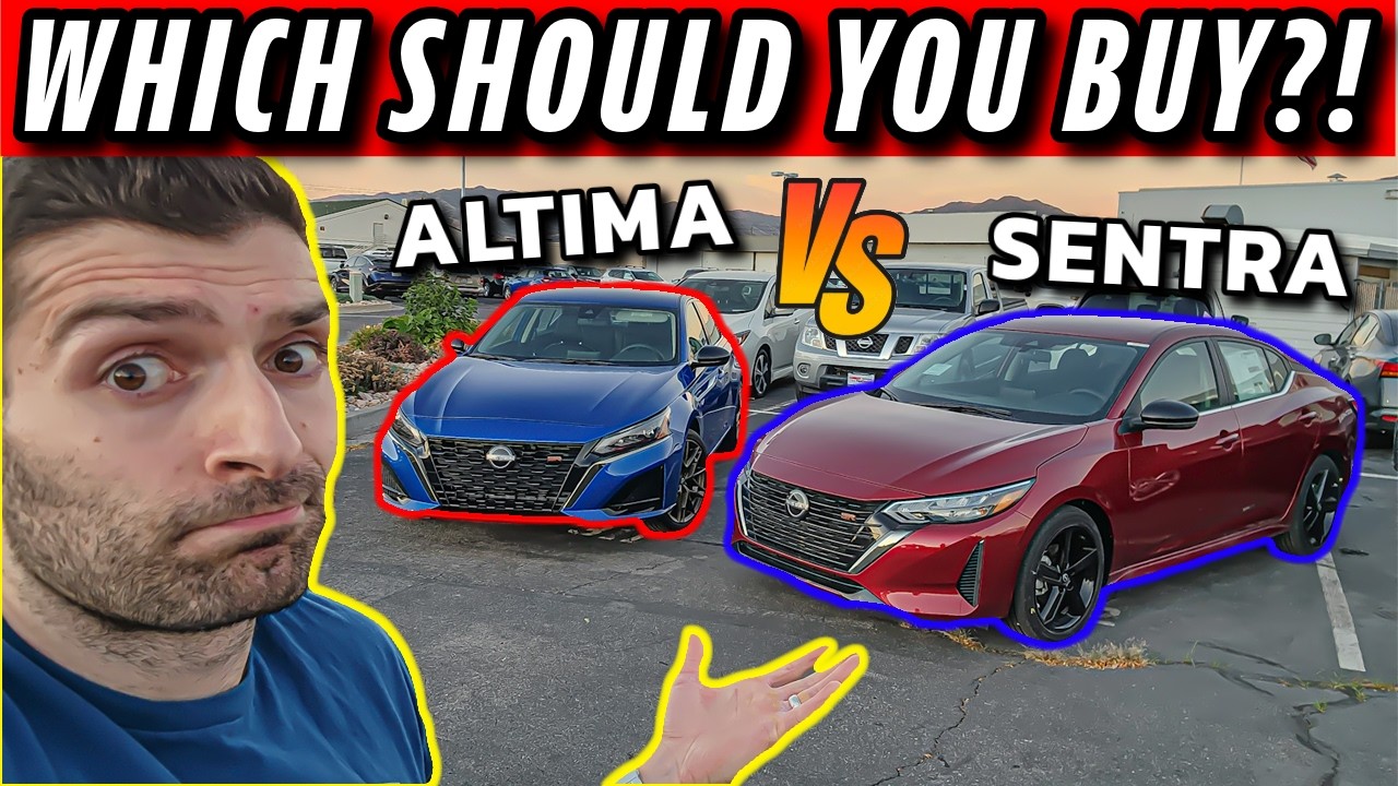 2025 NISSAN ALTIMA vs NISSAN SENTRA! WHICH of these AFFORDABLE cars SHOULD YOU BUY and WHY?