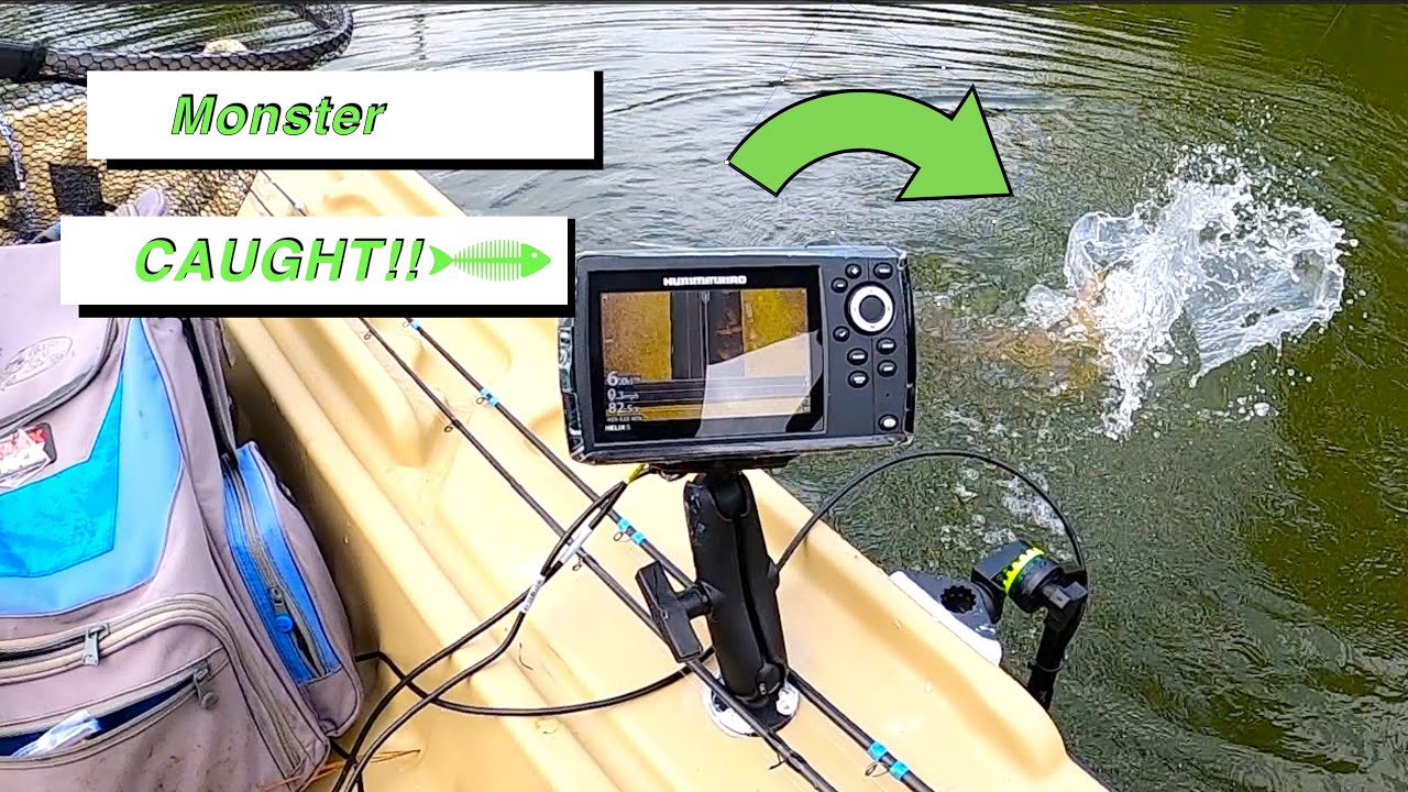 Fishing from a Pelican Bass Raider (Monster Fish Caught)