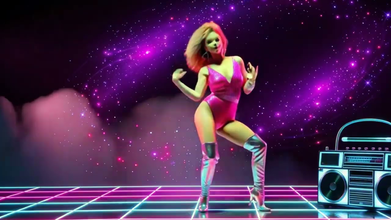 Cosmic Disco Girl – Retro 80s Space Dance Mix