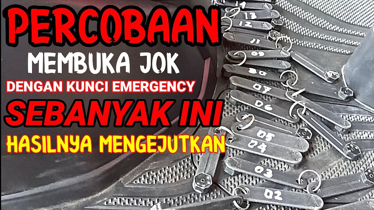 AMAN ATAU TIDAK KUNCI EMERGENCY MOTOR HONDA HILANG|EMERGENCY KEY HILANG