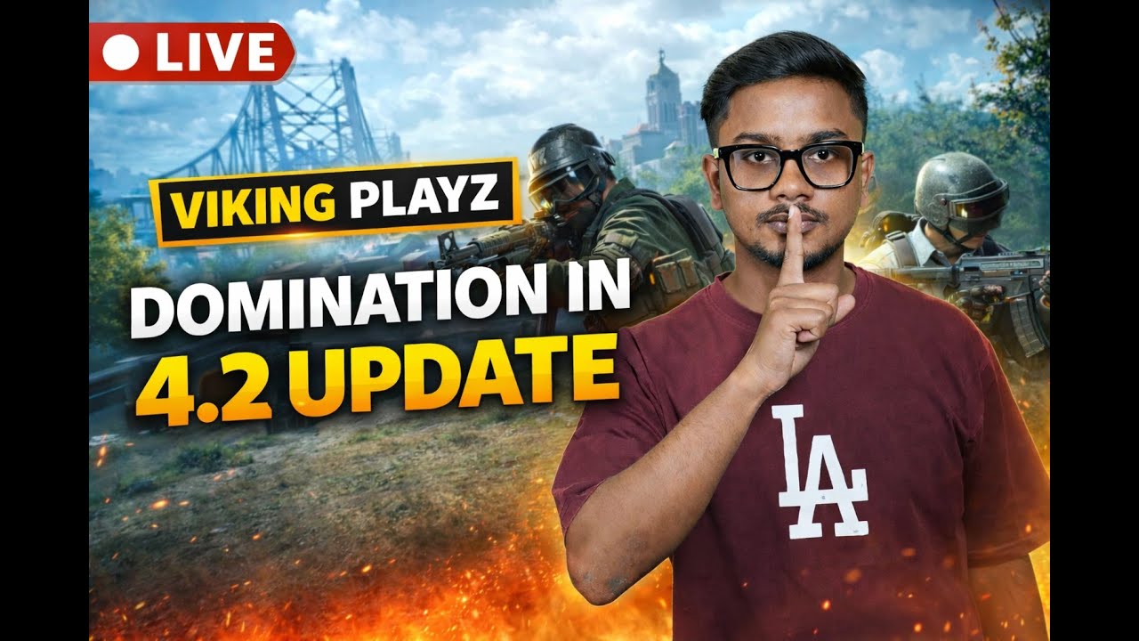 DOMINATION IN 4.2 UPDATE | BGMI LIVE