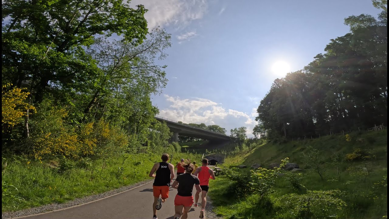 PB attempt at Keswick parkrun - so many fast sub-20 runners!