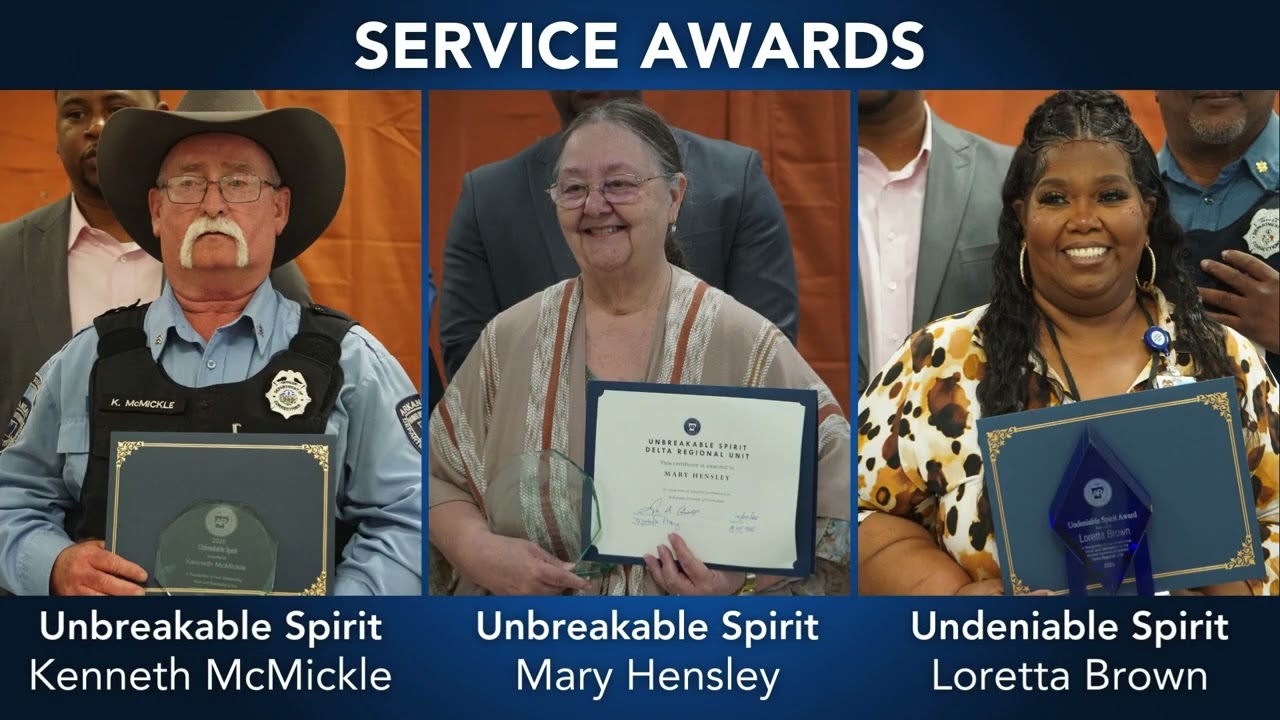 Delta Regional Unit Career Service Awards 2025
