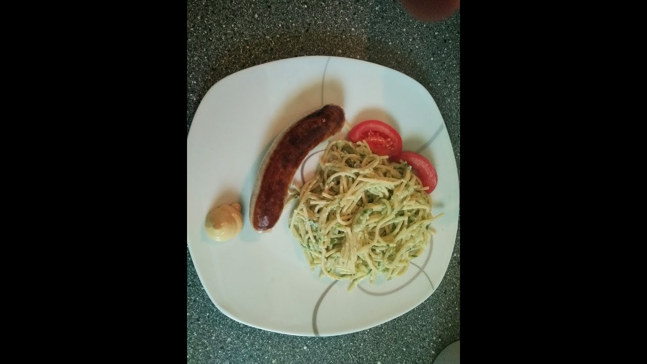 Spaghettisalat aus der Monsieur Cuisine edition Plus