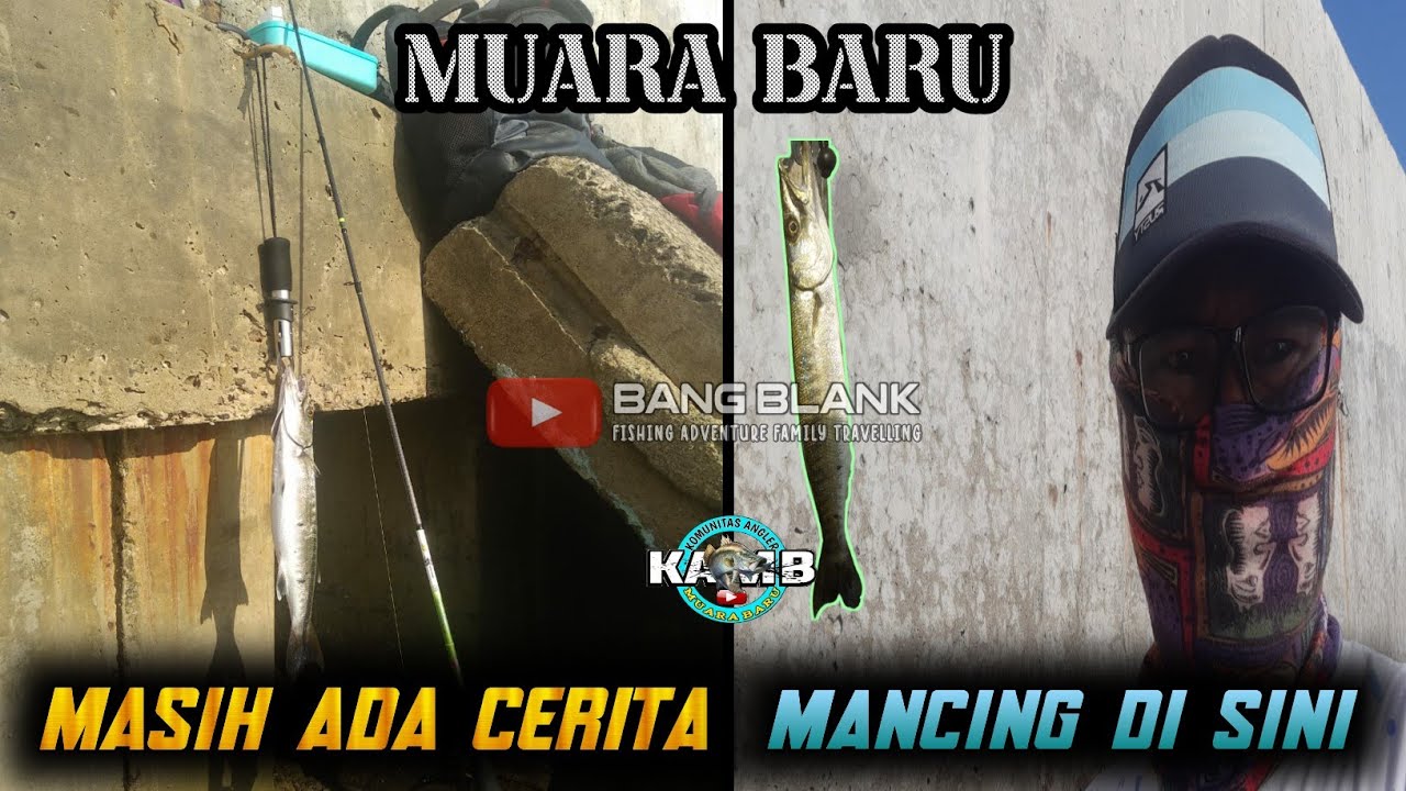 🔴Penyelamatan ikan barracuda yg dramatis ||casting di muara baru di balik tembok