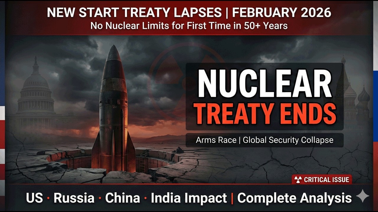 New START Treaty Lapses 2026 | US-Russia Nuclear Deal Ends | Arms Race & Global Impact