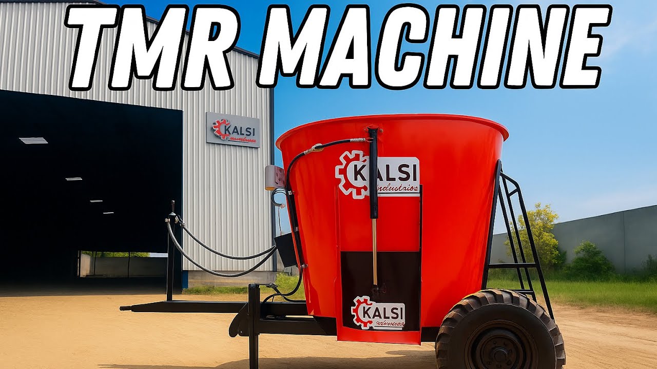 🚜 TMR Feed Mixer से बनाएं फीडिंग आसान और सटीक!अब डेयरी फार्म में पशुओं को दें संतुलित आहार