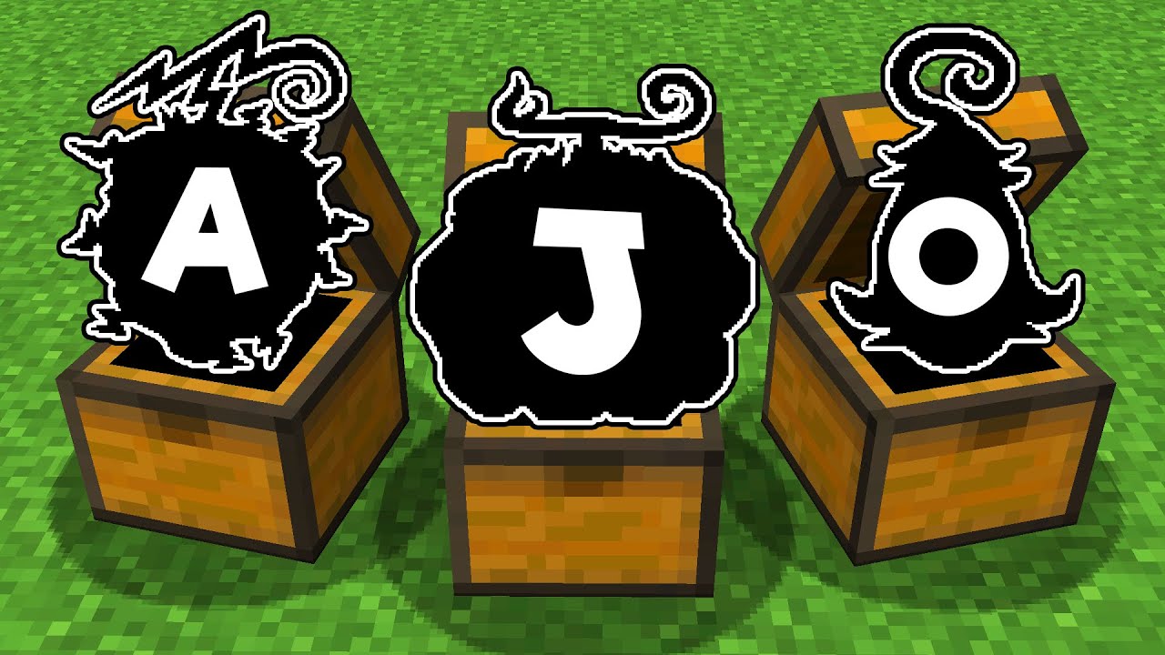 ESCOLHA SUA DEVIL FRUIT PELA INICIAL NO MINECRAFT ONE PIECE