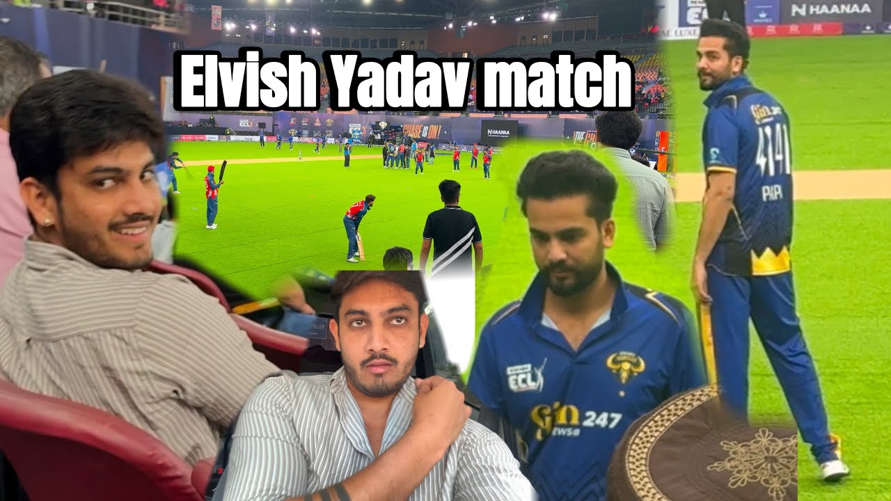 आज देखा एल्विश भाई का मैच | Shyam Yadav & Sanjana Yaduvanshi | elvish Yadav ❤️