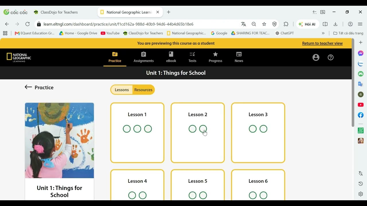 Hướng dẫn luyện tập Online Practice