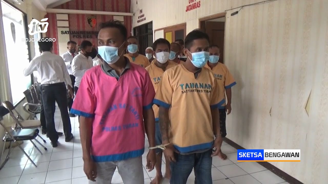 Polres Tuban Tangkap 8 Pelaku Curanmor dan Curat
