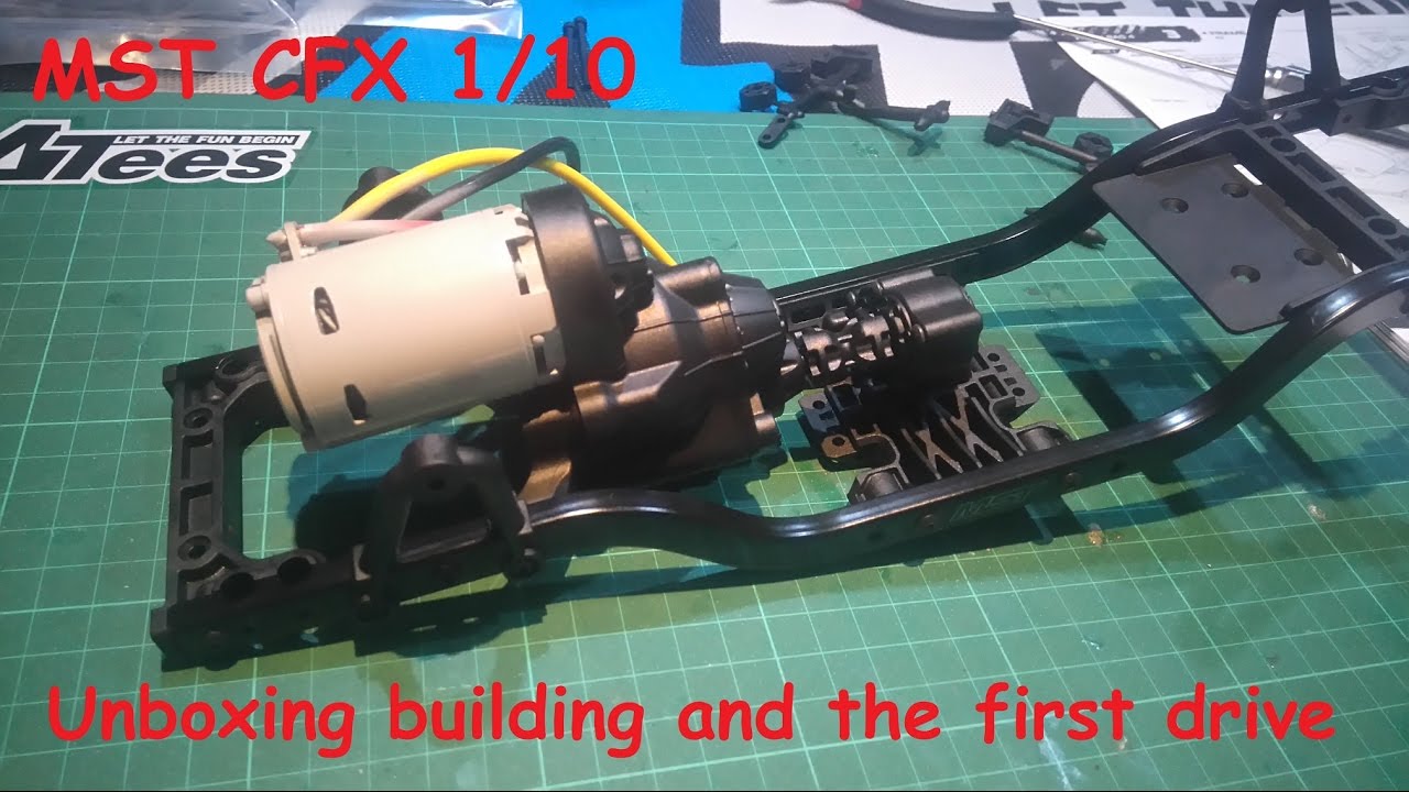 MST CFX 1/10 Unboxing building and the first drive