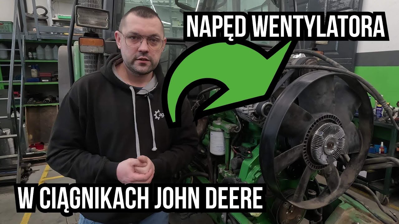 🚜 Wszystko o napędzie wentylatora! Paski, rolki i wiskoza – jak dbać o swój John Deere?