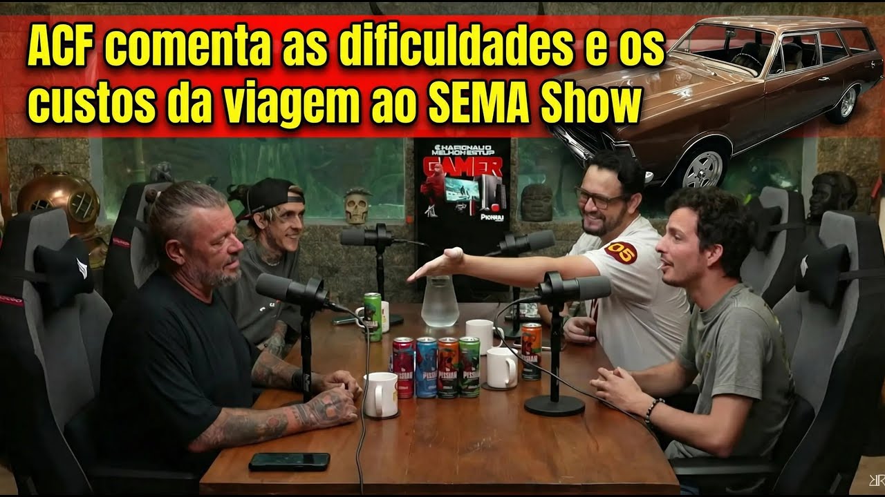ACF comenta sobre as dificuldades e custos da viagem ao SEMA show
