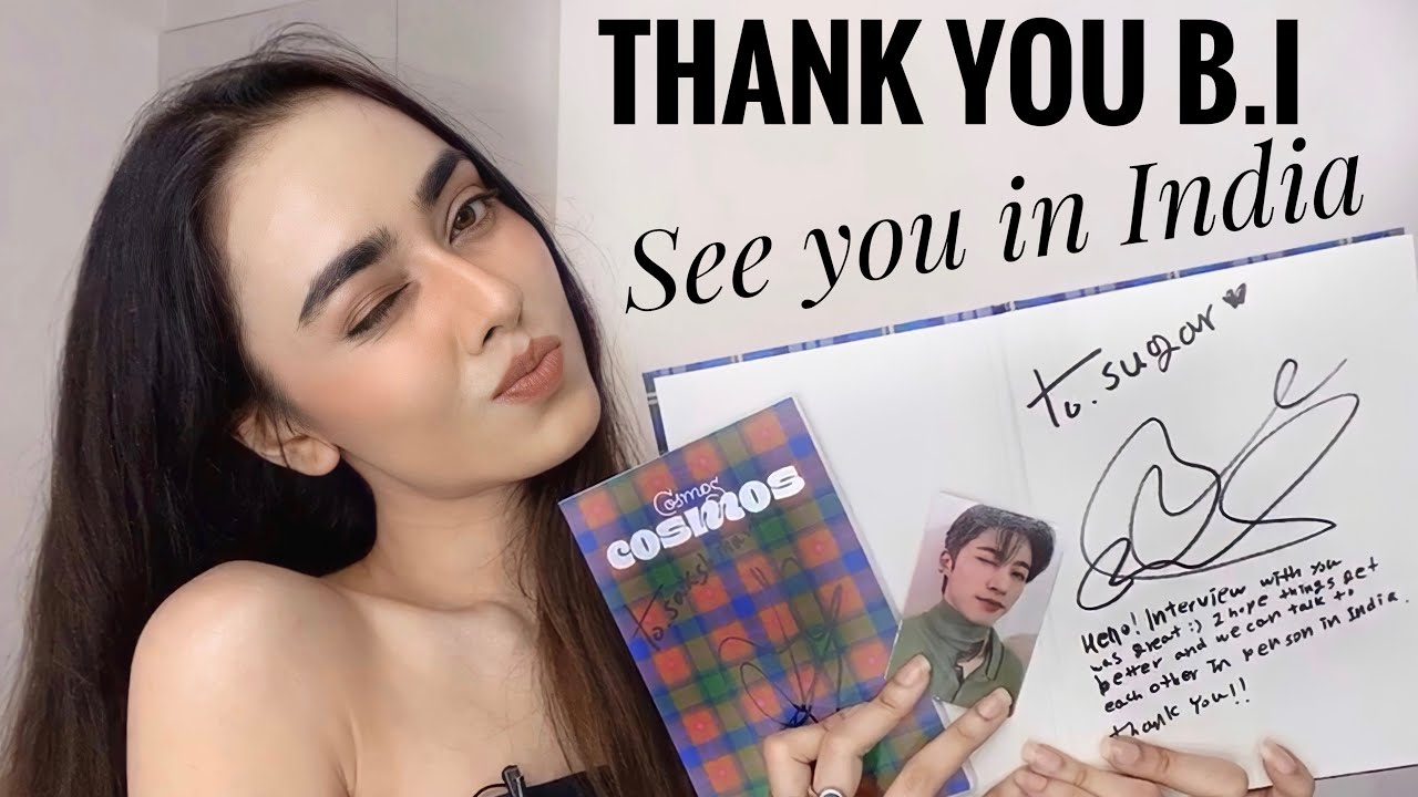 Vlog: B.I Cosmos, thank you for the signed album🖤