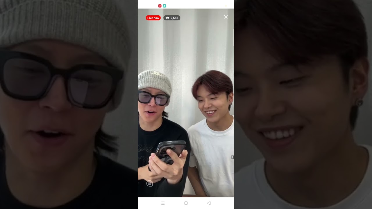 DAWN ALBUM UNBOXING with Woosung and Hajoon at THE ROSARIUM APP - September 2, 2023