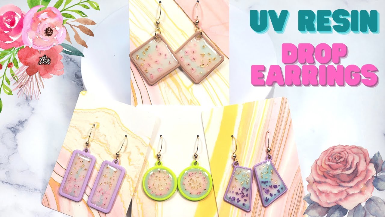 EP 21 - Easy UV Resin Drop Earrings | PASTEL COLORED EARRINGS | RESIN EARRINGS | PandaHall Selected