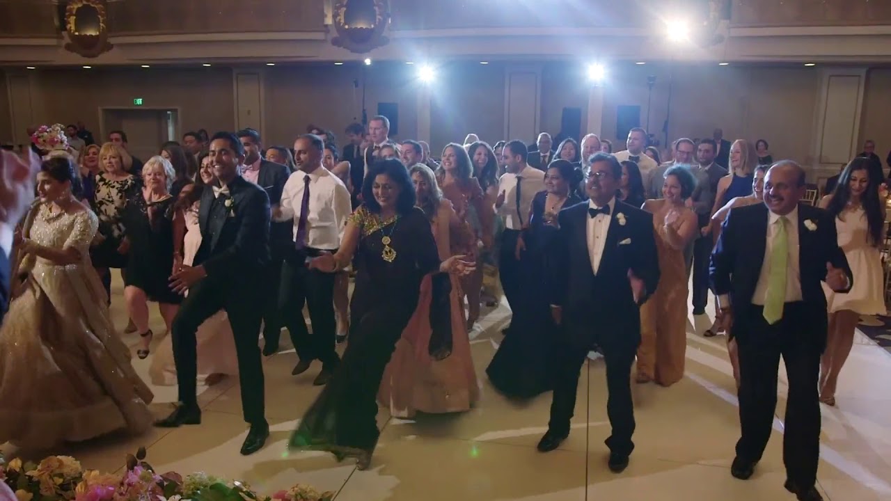 Pharrell Happy - Surprise Flash Mob at Supreeya and Joey's Wedding Reception