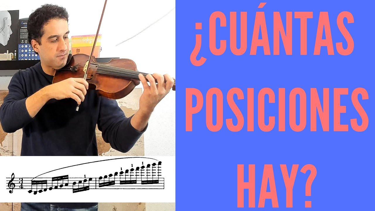 ¿Qué son las POSICIONES del violín? ¿Cuántas hay?