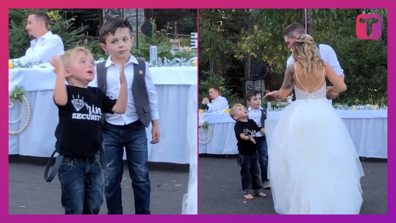 Son Interrupts Parents' First Wedding Dance To Show Off Bug