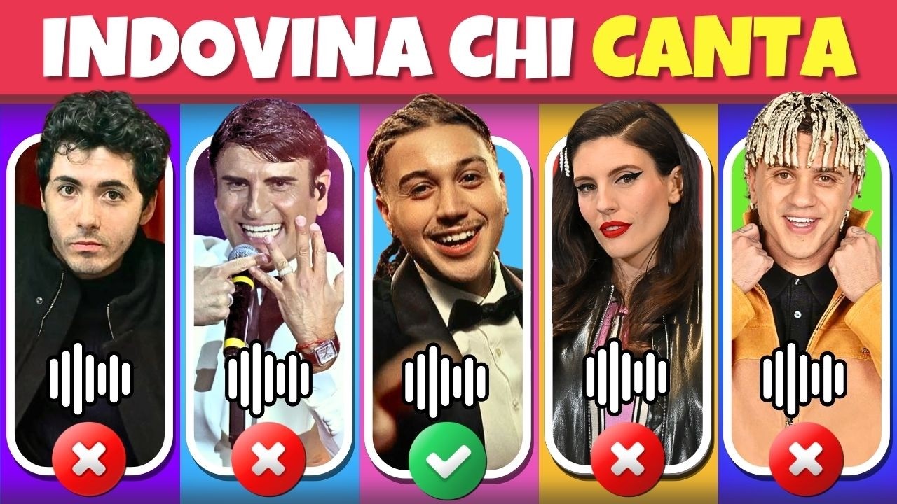 INDOVINA IL CANTANTE DI SANREMO 2026 DALLA VOCE 🎶 🇮🇹  | Samurai Jay, Ditonellapiaga, LDA e AKA7even
